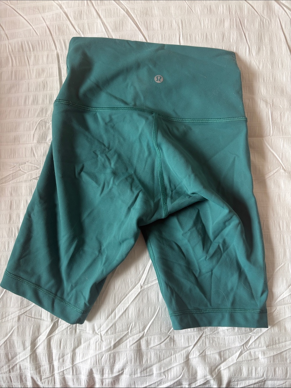 lululemon athletica High-Rise Teal Green Bike Shorts